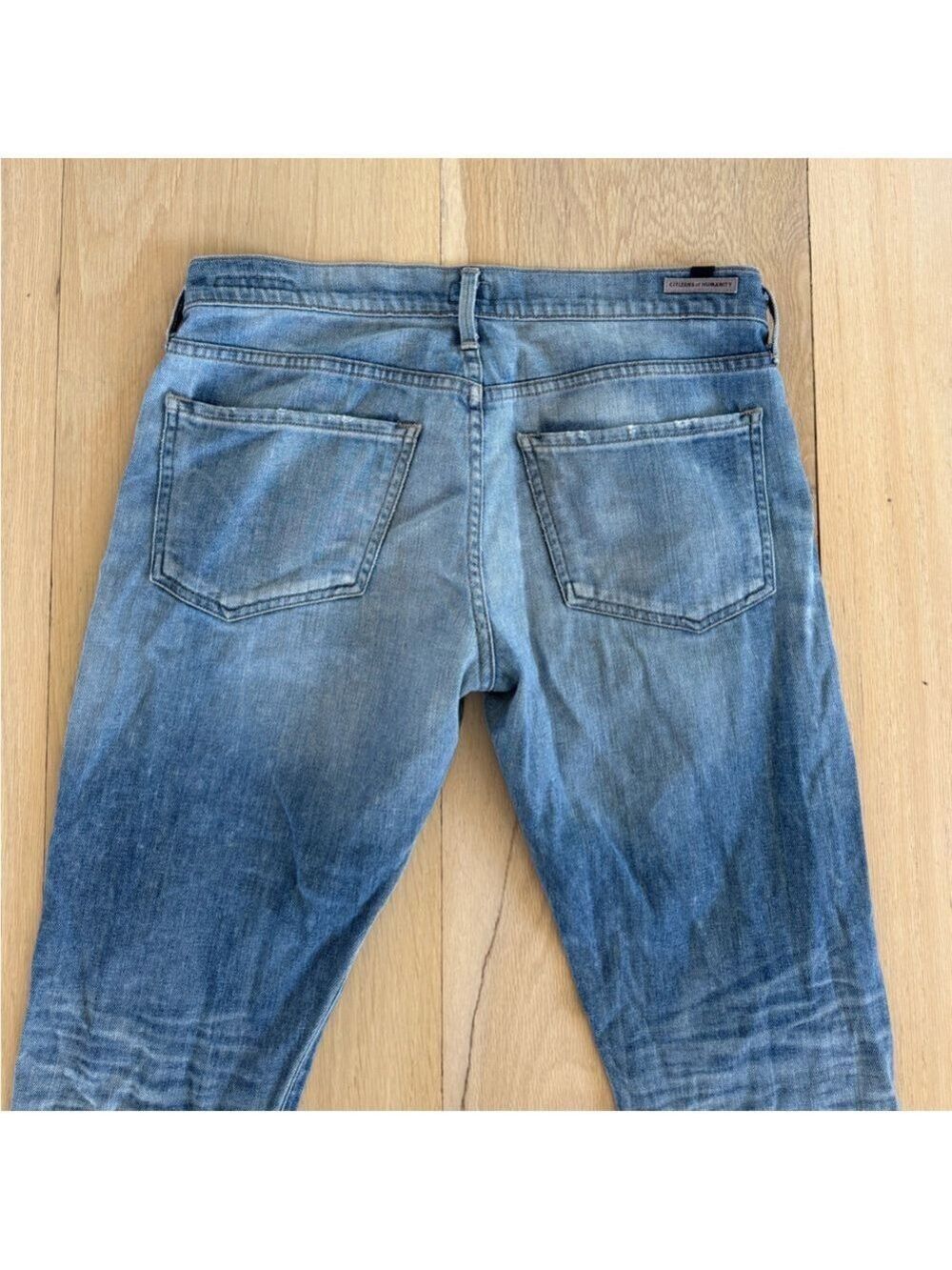 Citizens Of Humanity Emerson Slim Boyfriend Jeans Light Wash Size 28 - Picture 4 of 8